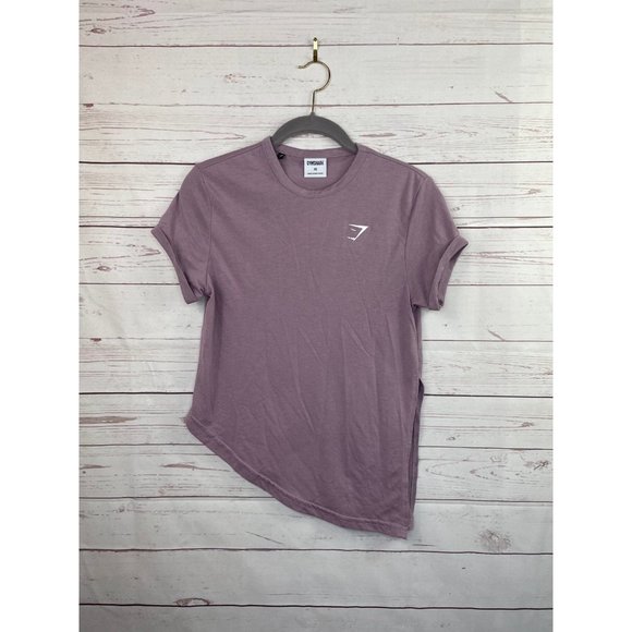 Gymshark Essential Tee Side Tie Purple XS - Picture 1 of 7